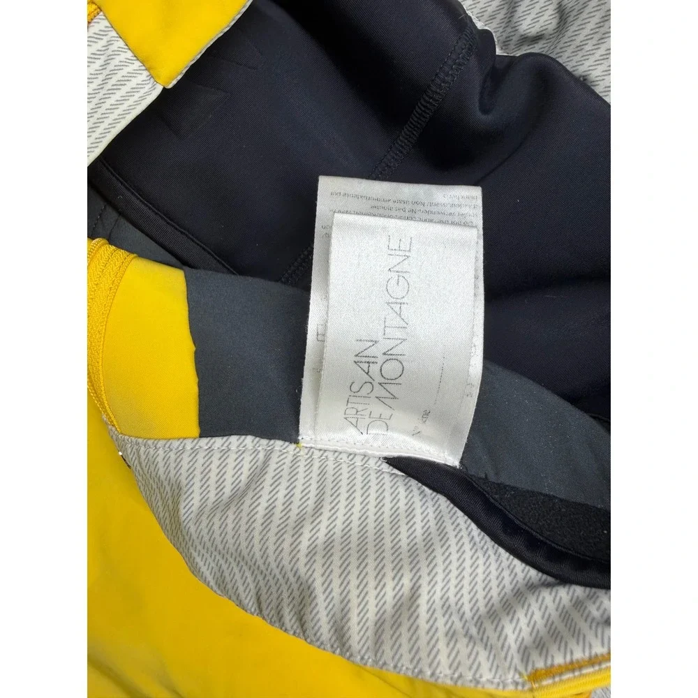 Mountain Force Artisan de Montagne Mens Yellow Ski Pants Winter Snow Trousers 32